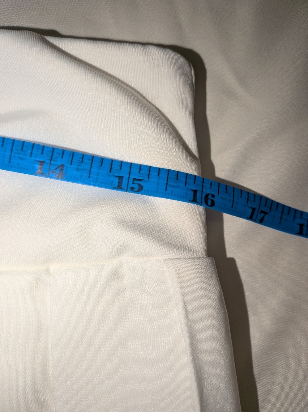 White Pleated Skater Skirt with Black Hem Stripes - Picture 4 of 4